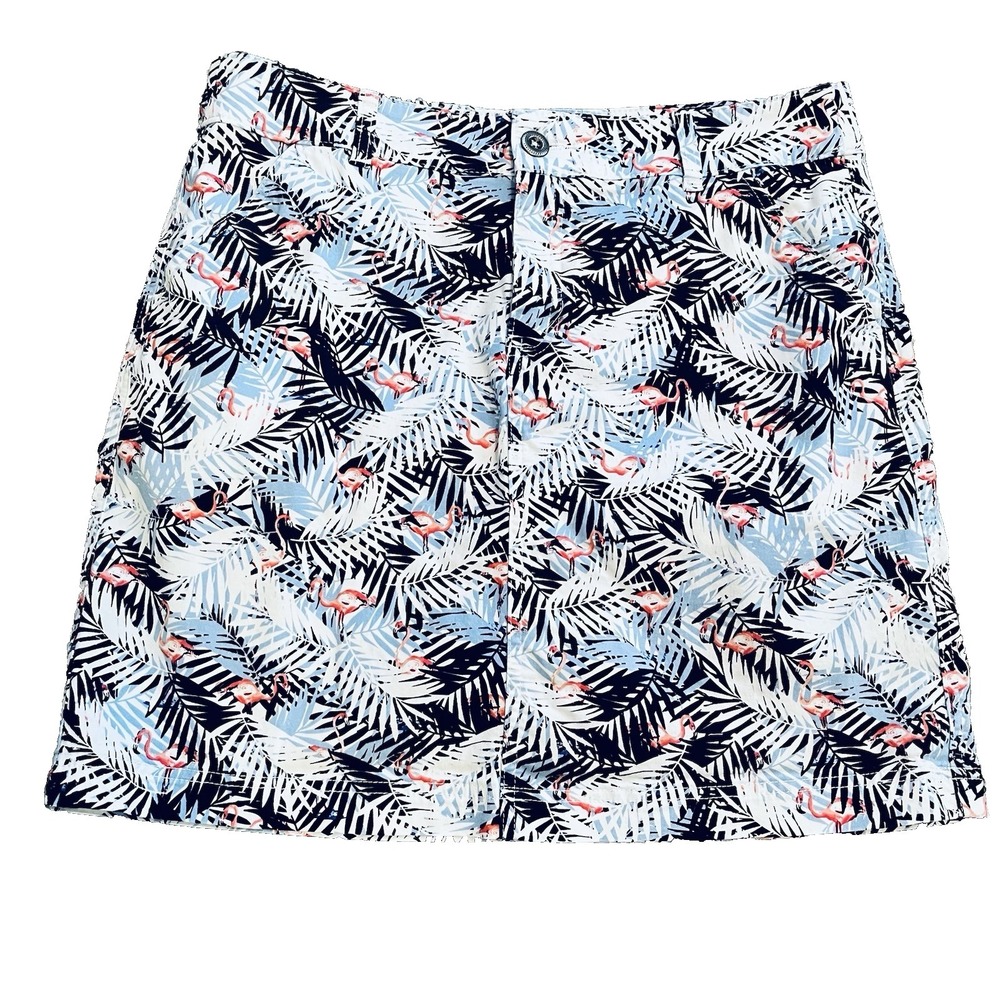 CHRISTOPHER & BANKS Women's 10 Multicolor Skort Tennis Golf Pickleball Resort EC